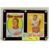 Image 1 : 2 X GORDIE HOWE NHL CARDS EARLY 1970'S