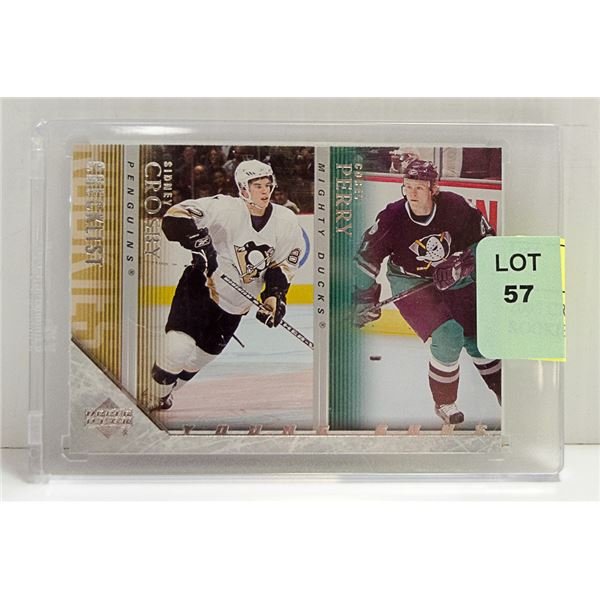 2005 CROSBY / PERRY UPPER DECK ROOKIE CARD