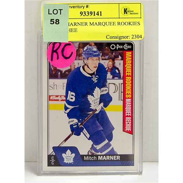 MITCH MARNER MARQUEE ROOKIES O-PEE-CHEE