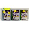 Image 1 : 3 CONNOR MCDAVID ROOKIE CARDS PARKHURST