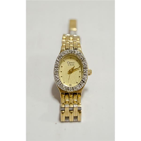 DIAMOND FACE LADIES CARAVELLE BY BULOVA