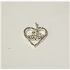 Image 1 : VINTAGE .925 STERLING SILVER HEART PENDANT