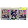 Image 1 : 3 CARD LOT OF CONNOR HELLEBUYCK ROOKIE CARDS