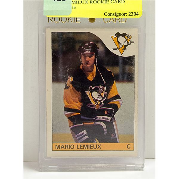 MARIO LEMIEUX ROOKIE CARD O-PEE-CHEE