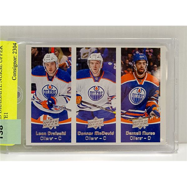 MCDAVID DRAISAITL NURSE UPPER DECK TTE1