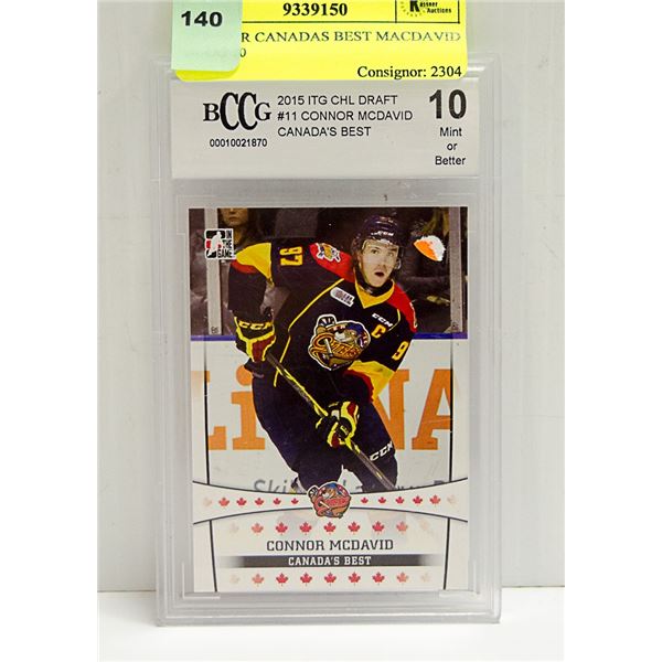 CONNOR CANADAS BEST MACDAVID BCCG 10