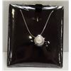 Image 2 : UNCLAIMED .925 CHAIN AND FRESH WATER PEARL PENDANT