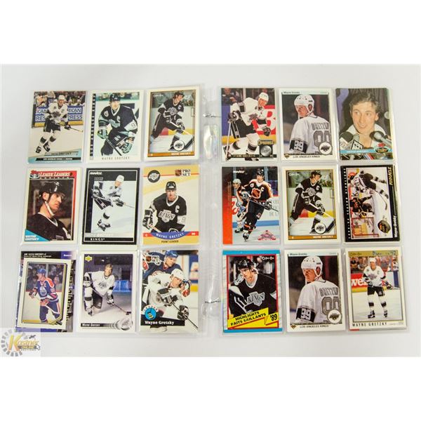 70 X GRETZKY CARDS WITH INSERTS NHL