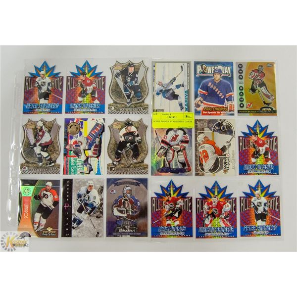 18 NHL MONEY STAR INSERT CARDS