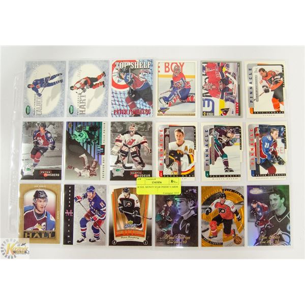 18 NHL MONEY STAR INSERT CARDS