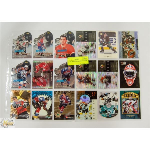 18 NHL MONEY STAR INSERT CARDS