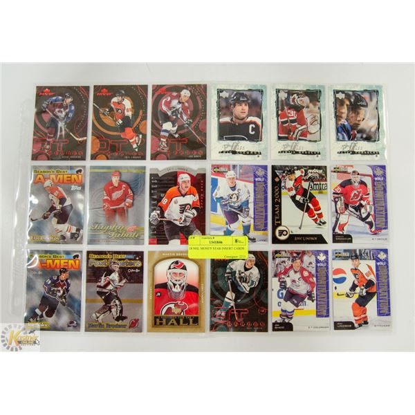 18 NHL MONEY STAR INSERT CARDS