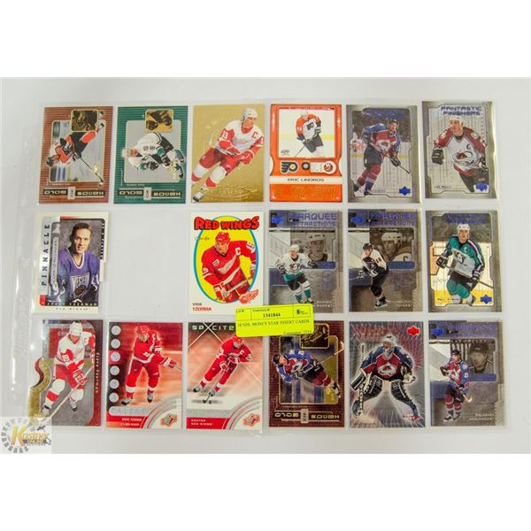 18 NHL MONEY STAR INSERT CARDS