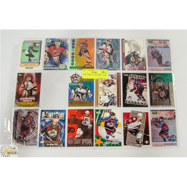 18 NHL MONEY STAR INSERT CARDS
