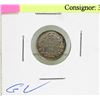 Image 1 : 1920 CANADIAN GEORGE V SILVER 5 CENT COIN
