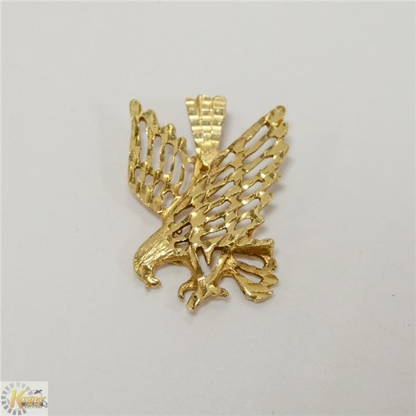 GOLD TONE EAGLE PENDANT
