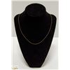 Image 1 : 10 KT GOLD 18 INCH NECKLACE