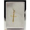 Image 1 : 10 KT GOLD CROSS PENDANT