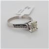 Image 1 : 14K  DIAMOND (0.95CT,I2,I)  0.12CT RING