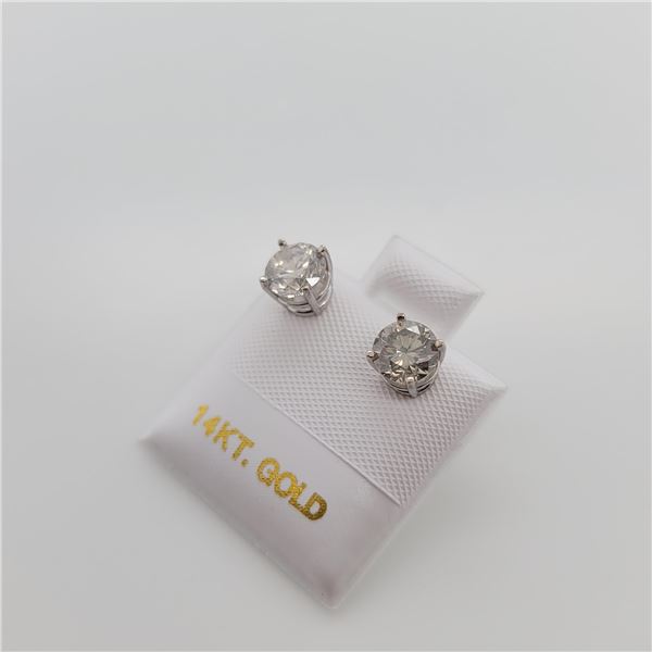14K  DIAMOND (1.52CT,I2-3,G-H) EARRINGS