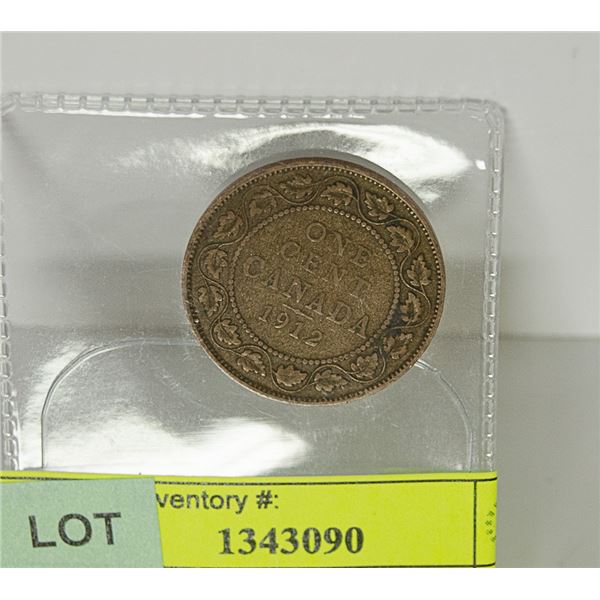 1912 CANADIAN LARGE PENNY