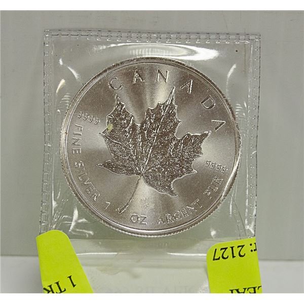 1 TROY OZ .999 SILVER MAPLE LEAF