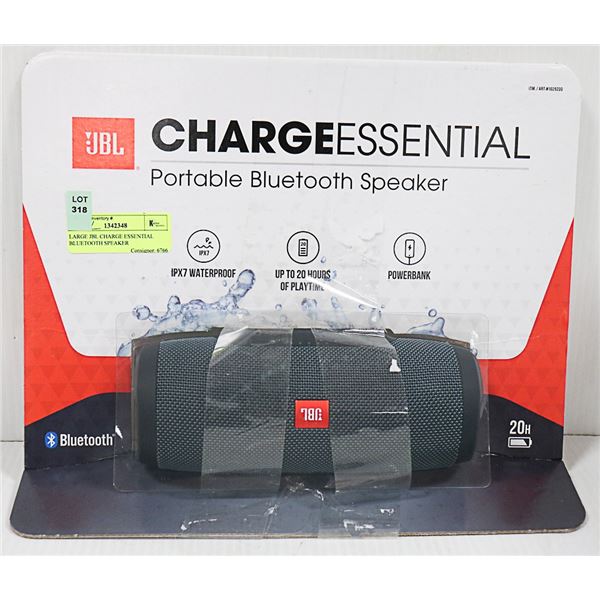 LARGE JBL CHARGE ESSENTIAL BLUETOOTH SPEAKER