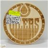 Image 1 : OILERS LIMITED CRIB BOARD COLBY CAVE #12 OF 99