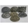 Image 1 : 7 X NFR RODEO BELT BUCKLES FROM THE 1980'S