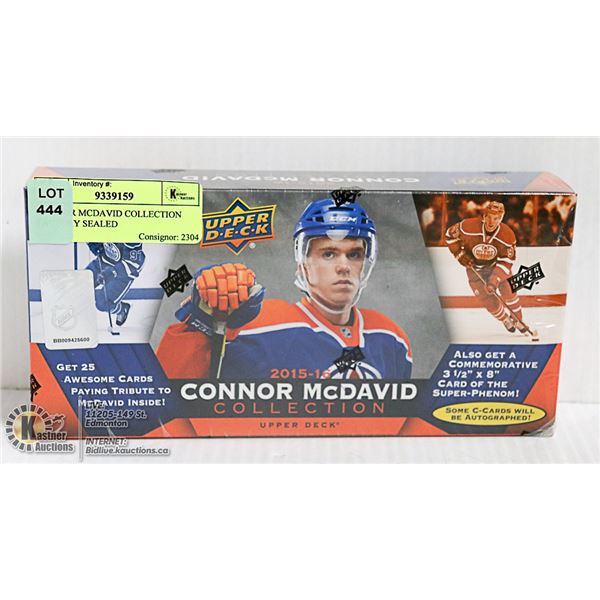 CONNOR MCDAVID UPPER DECK COLLECTION SEALED