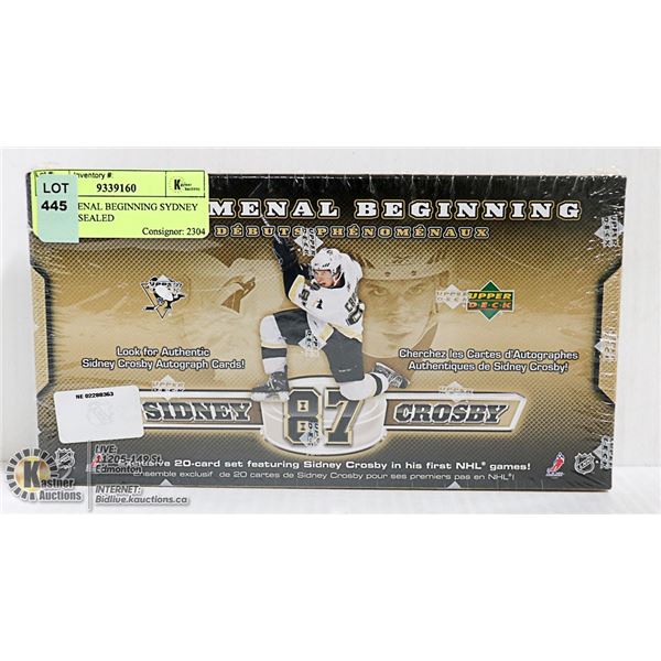 PHENOMENAL BEGINNING SYDNEY CROSBY SEALED