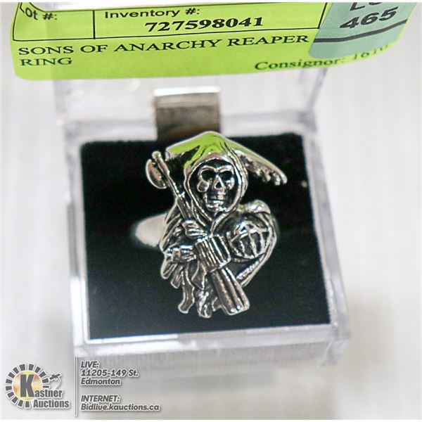 SONS OF ANARCHY REAPER SIZE 12 RING