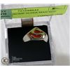 Image 1 : RED & CHROME SUPERMAN SIZE 11.5 RING