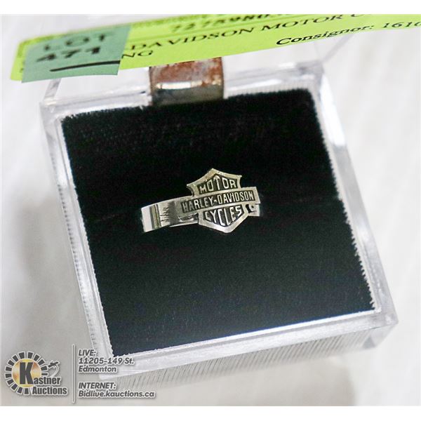 HARLEY-DAVIDSON MOTOR CYCLES SIZE 8 RING