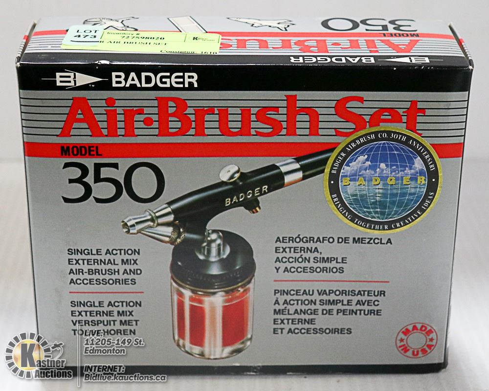 Badger basic spray gun set, model 250-2 - Arts and Crafts Holland Badger basic spray gun set, model 250-2 - Arts and Crafts Holland