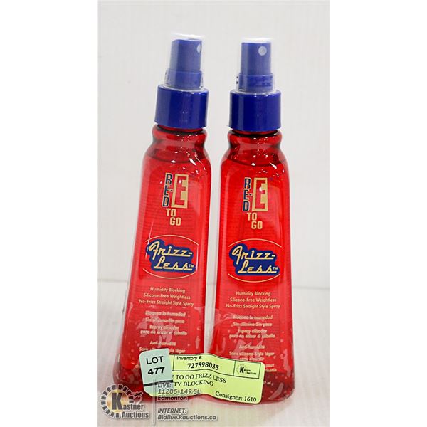 2 RED-E TO GO FRIZZ LESS HUMIDITY BLOCKING