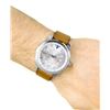 Image 3 : NEW DIESEL 46MM SILVER DIAL LEATHER STRAP MSRP$220
