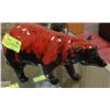 Image 1 : BLUE MOUNTAIN POTTERY  ORANGE BURST BEAR