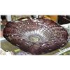 Image 2 : PURPLE X LARGE ART GLASS BOWL