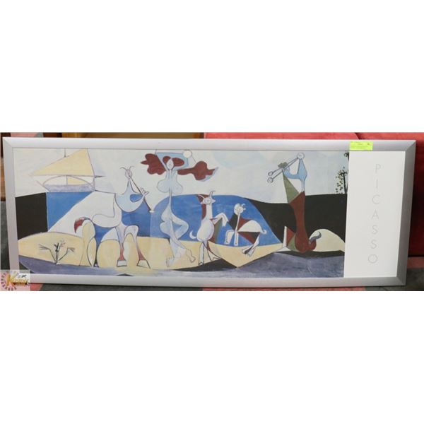 "MUSICIAN AND DANCER" BY PICASSO, LARGE PRINT ON