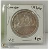 Image 1 : 1966 CANADIAN SILVER DOLLAR COIN.