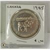 Image 1 : 1985 CANADIAN SILVER DOLLAR COIN.