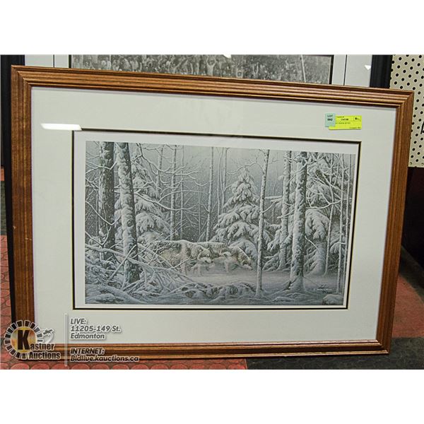 PRINT BY DEREK WICKS 30" X 22"