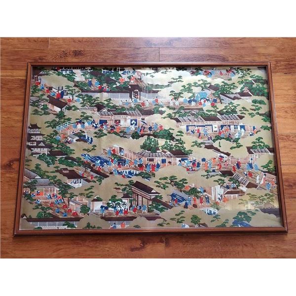 JAPANESE WASHI PAPER ARTWORK  JAPANESE ANCIENT