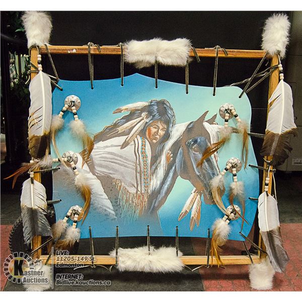 20" X 22" NATIVE ARTWORK