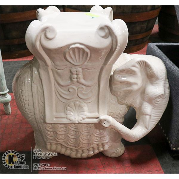WHITE ELEPHANT PLANT STAND