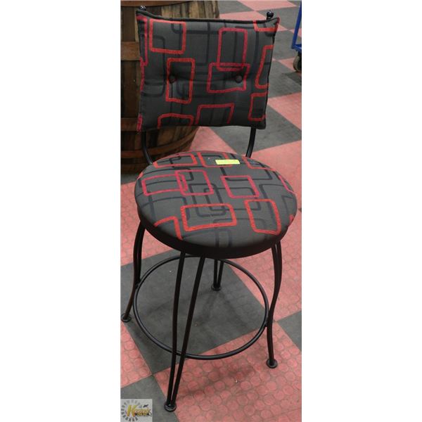 CONTEMPORARY STOOL WITH BACK