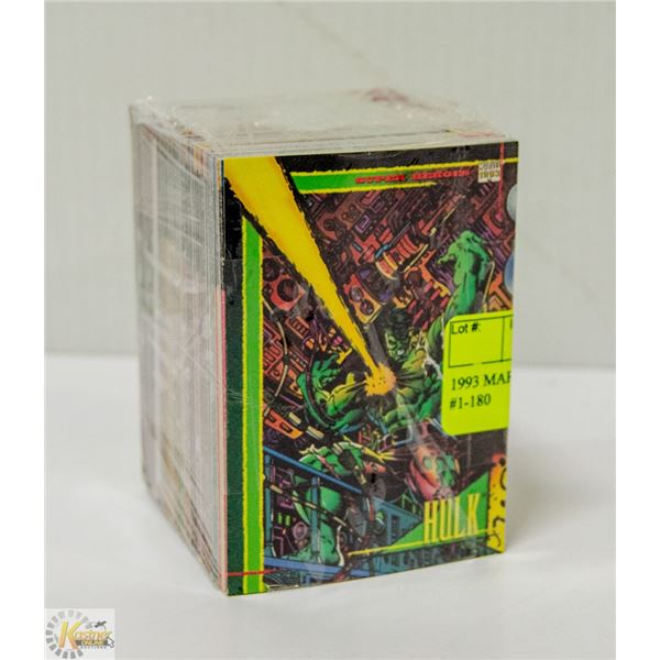 1993 MARVEL COMPLETE CARD SET #1-180