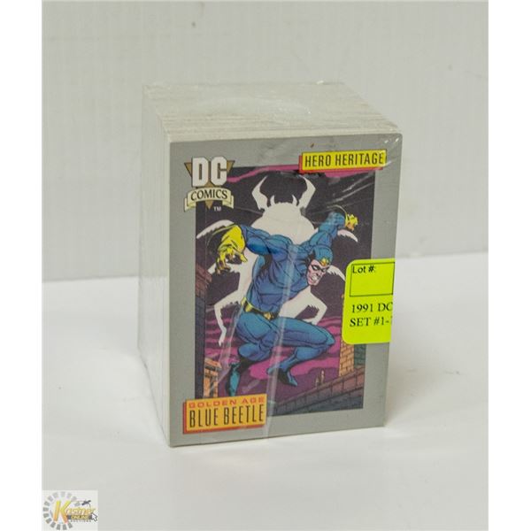 1991 DC COMICS COMPLETE CARD SET #1-180
