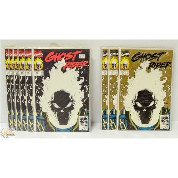 8 X GHOST RIDER #15 INCLUDING GOLD GLOW COVERS